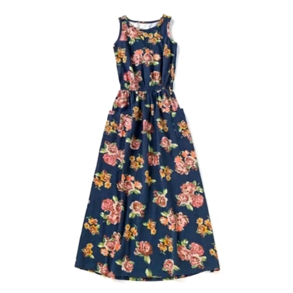 Matilda Jane - “To the Max” Blue Floral Maxi Dress - Picture 2 of 6